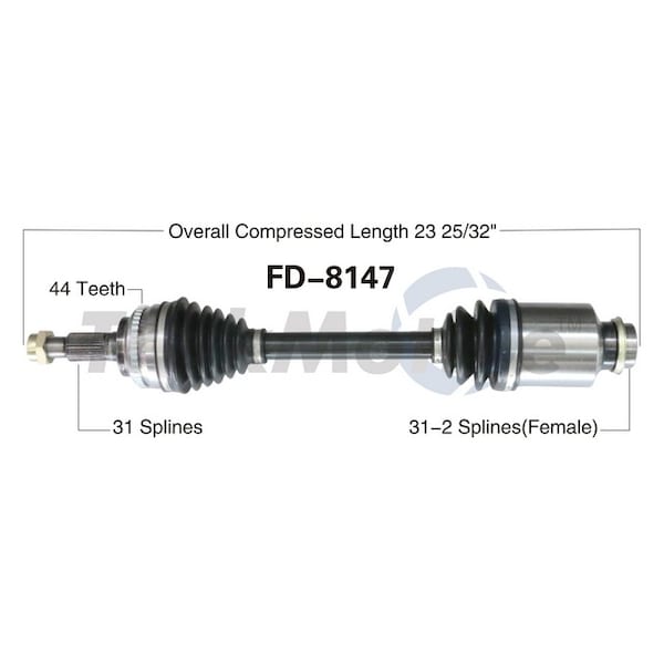 Surtrack Axle Cv Axle Shaft, Fd-8147 FD-8147 - main